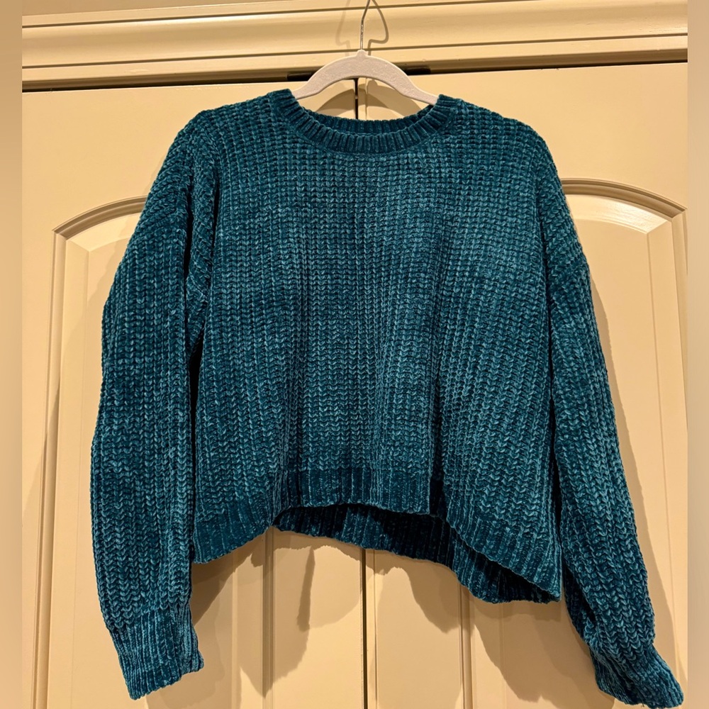 Zenana velvety soft cropped sweater